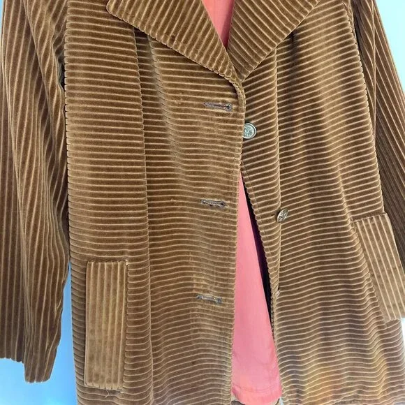 RARE Vintage Paris-Mexico Corduroy CoatDiseños Parisinos
